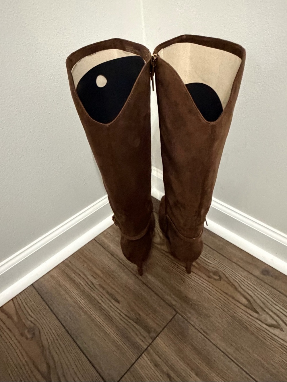 Giani Bernini Brown Suede Over-The-Knee Boots Size 8.5 - Picture 4 of 12